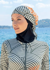 Haki Deniz Kabuğu Üçgen Eşarp 21