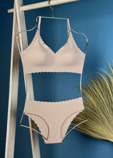 Dikişsiz , Balensiz İç Çamaşır Seti - Ten Rengi 04