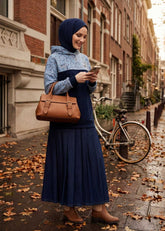 Keten Nakışlı Eşofman Üstü