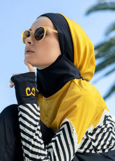 Zigzag Hardal Üçgen Eşarp 23