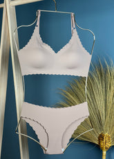 Dikişsiz , Balensiz İç Çamaşır Seti - Bej 03