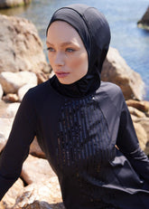 Pul İşlemeli Kapalı Mayo Üstü