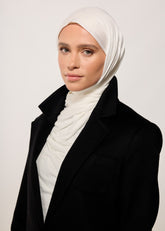 Rabia Z - Jarsey Beyaz Şal