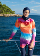 Renk Cümbüşü Tesettür Mayo Üstü