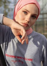 Mesaj ''Who You Are'' Sweatshirt