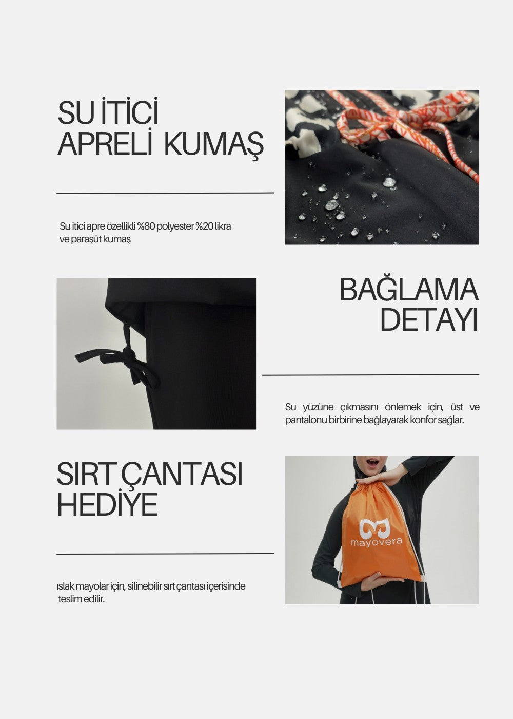 Tarz-ı Muntazam Tasarım Tesettür Mayo