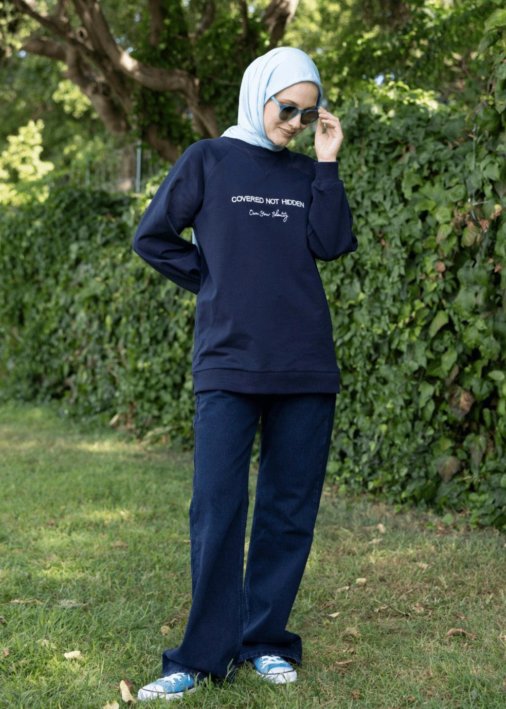 Mesaj ''Not Hidden '' Sweatshirt