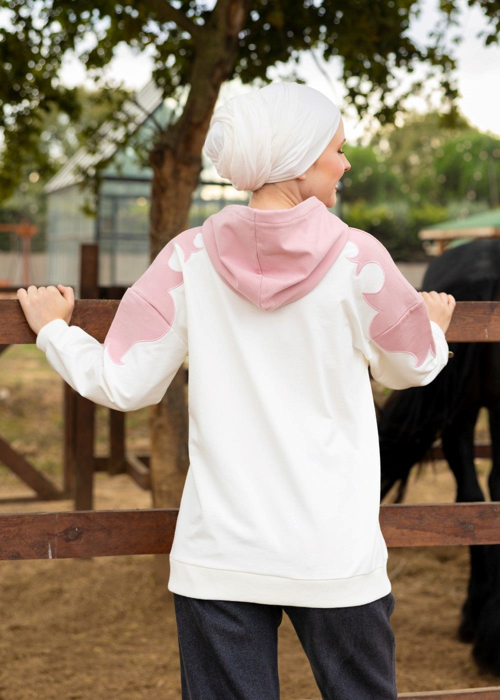 Kovboy Stil Sweatshirt