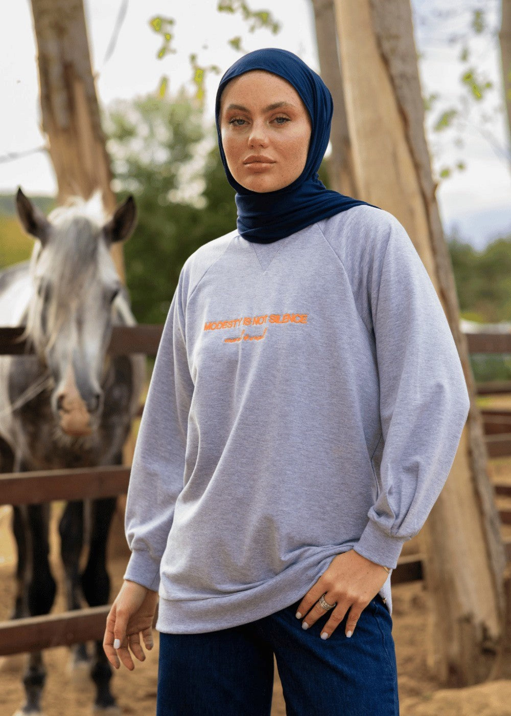 Mesaj ''Silence'' Sweatshirt