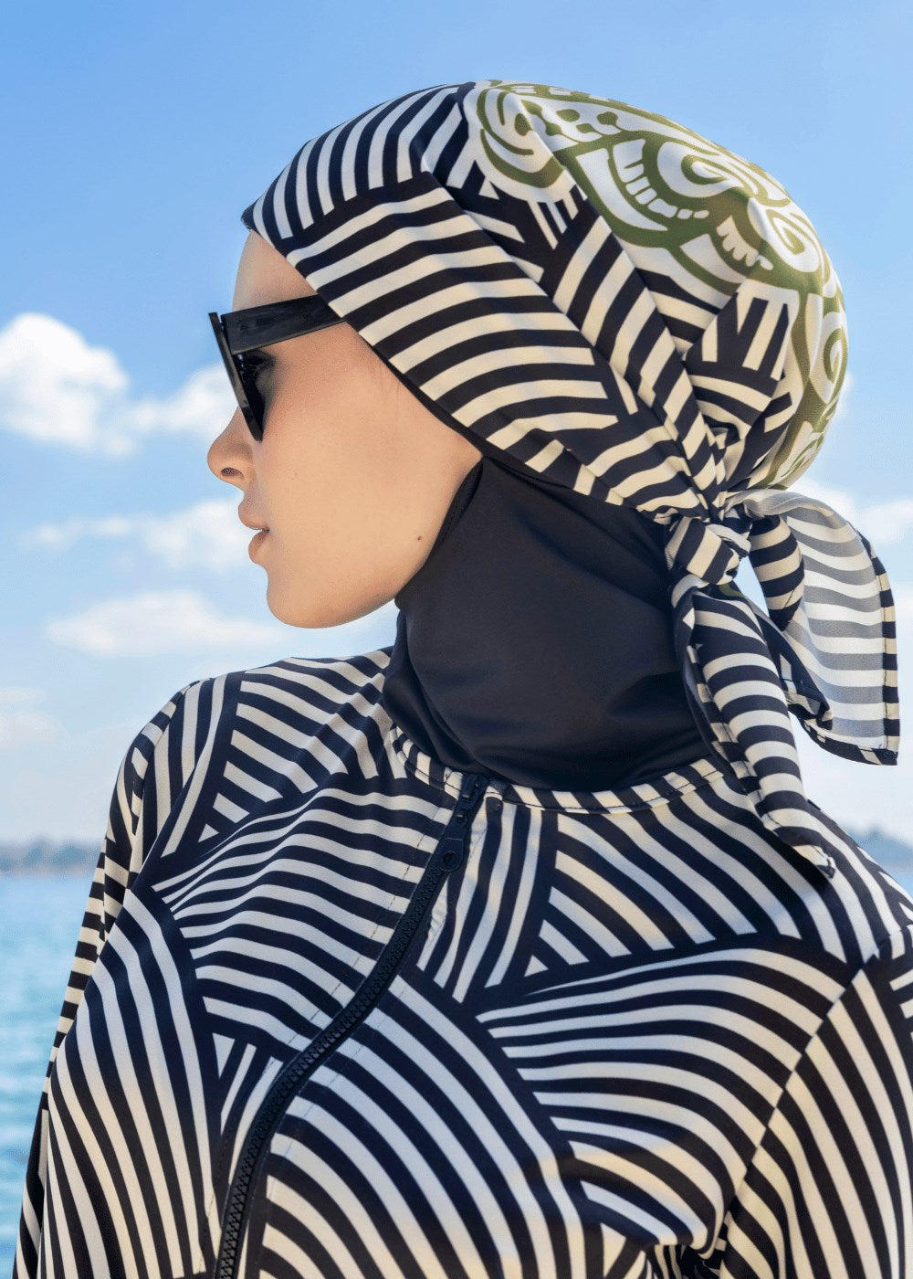 Siyah Deniz Kabuğu Bandana 22