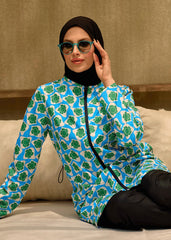 TESETTÜR MAYO RETRO MAVİ