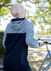 Keten Nakışlı Eşofman Üstü