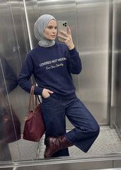 Mesaj ''Not Hidden '' Sweatshirt