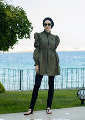 Haki Paraşüt Tek Üst