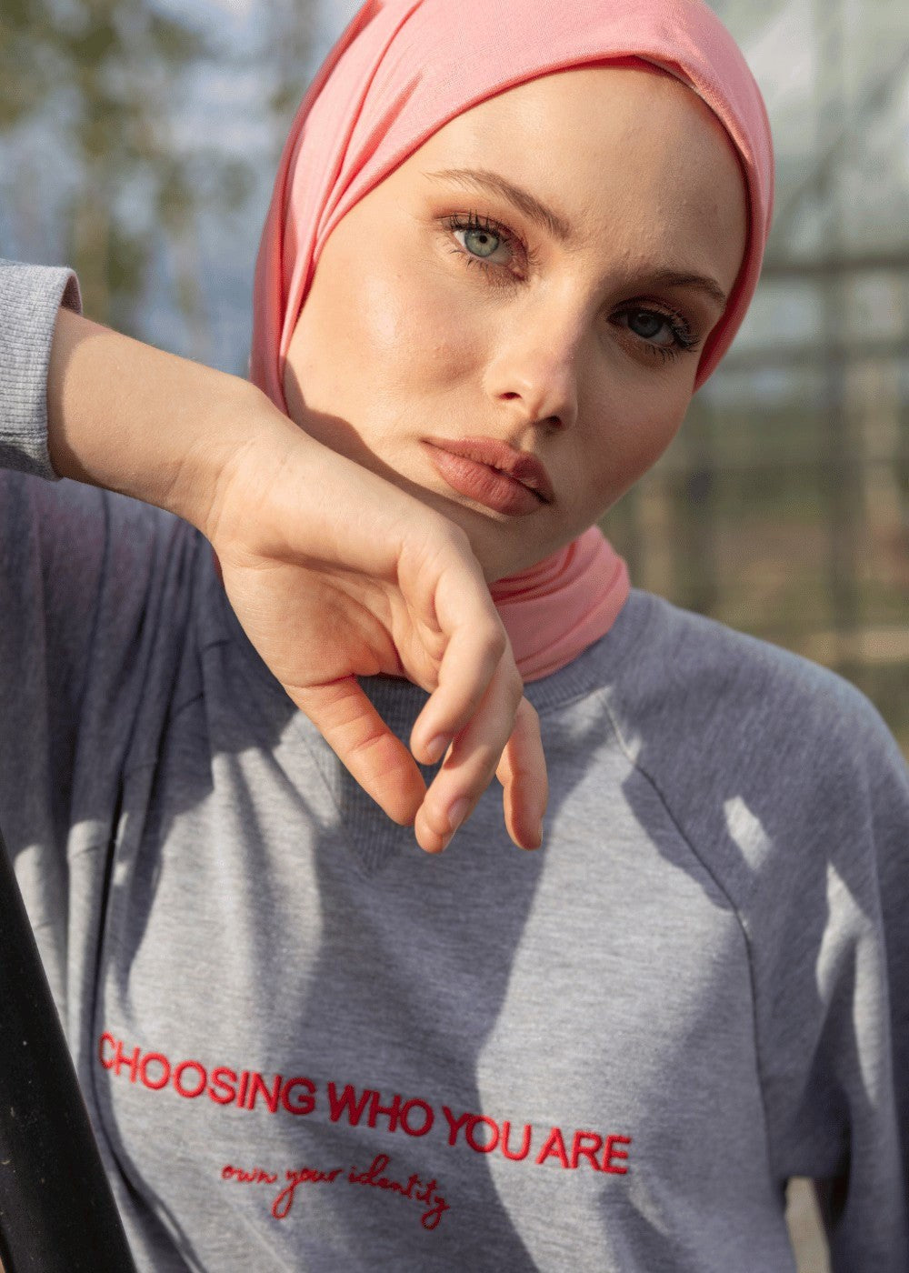 Mesaj ''Who You Are'' Sweatshirt