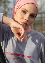 Mesaj ''Who You Are'' Sweatshirt