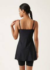 Puantiye Fiyonklu Askılı Mayo