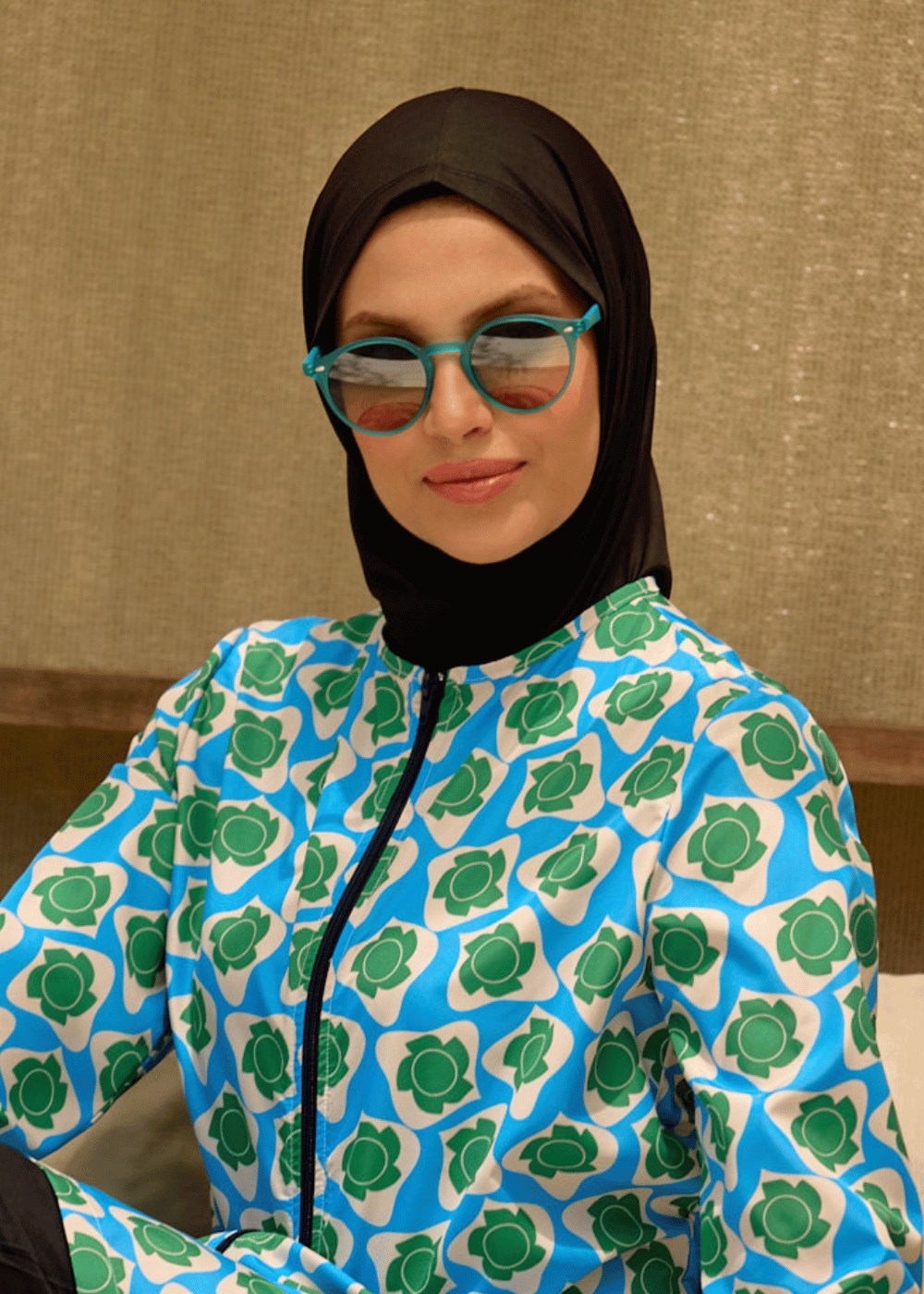 TESETTÜR MAYO RETRO MAVİ