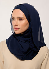 HOUSE OF MODEST-ŞİFONLU ŞAL-LACİVERT
