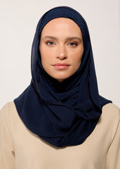 HOUSE OF MODEST-ŞİFONLU ŞAL-LACİVERT