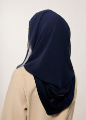 HOUSE OF MODEST-ŞİFONLU ŞAL-LACİVERT