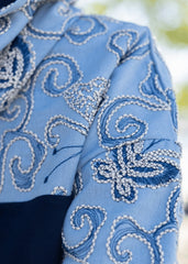 Keten Nakışlı Eşofman Üstü