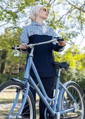 Keten Nakışlı Eşofman Üstü