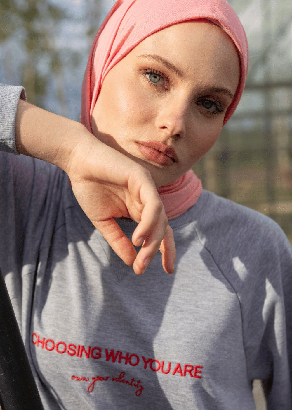 Mesaj ''Who You Are'' Sweatshirt