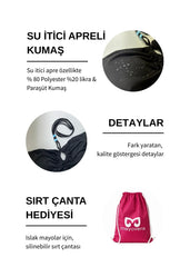 Mavi Boncuklu Straplez Mayo