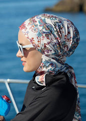 Spor Şal Desen Tesettür Mayo