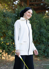 Siyah Fermuarlı Eşofman Üstü