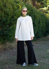 Zarif Ekru Eşofman Üstü