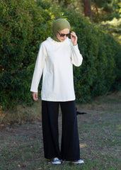 Zarif Ekru Eşofman Üstü