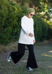 Zarif Ekru Eşofman Üstü