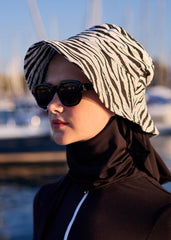 Zebra Kumaş Şapka